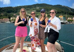 friends boat tour cinque terre liguria italy