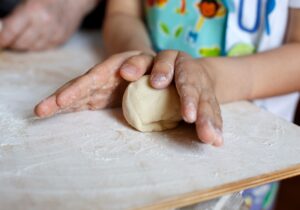 kids cooking class in tuscany kids making pasta from scratch 1