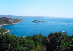 panoramic view of the Argentario sea
