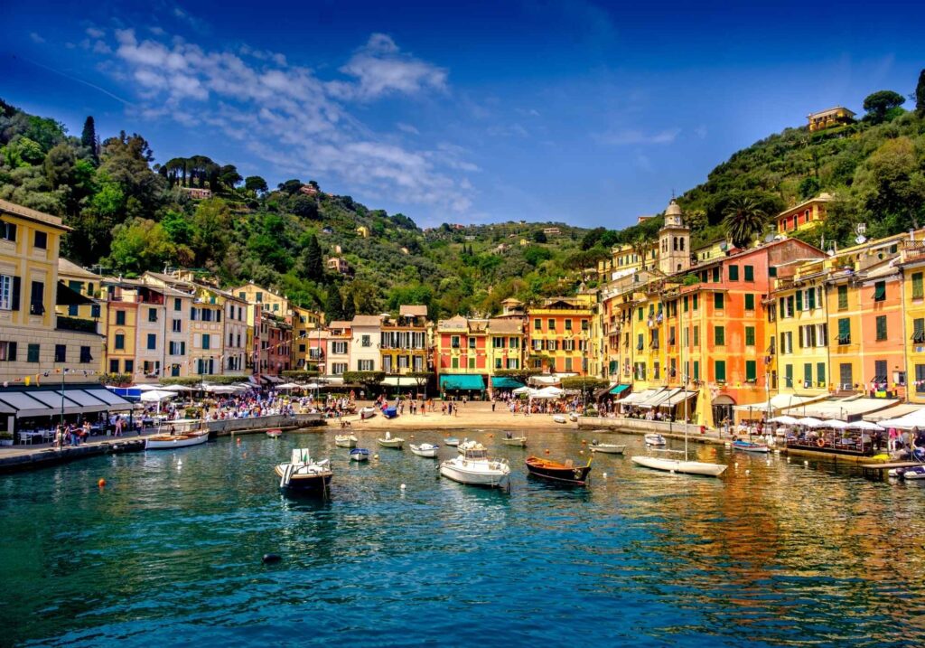portofino view of the village boat tour