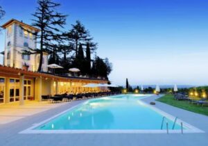 boutique hotel vacation stay tuscany dusk pool