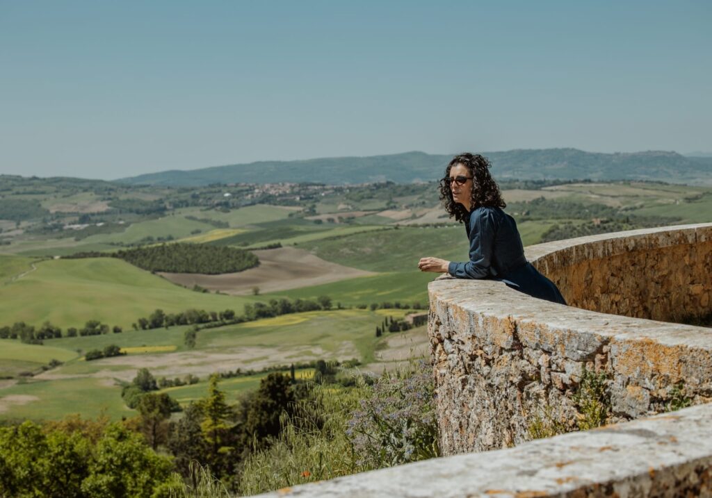 pienza valdorcia tour overlook view