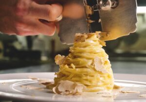 truffle hunting experience shaving pasta