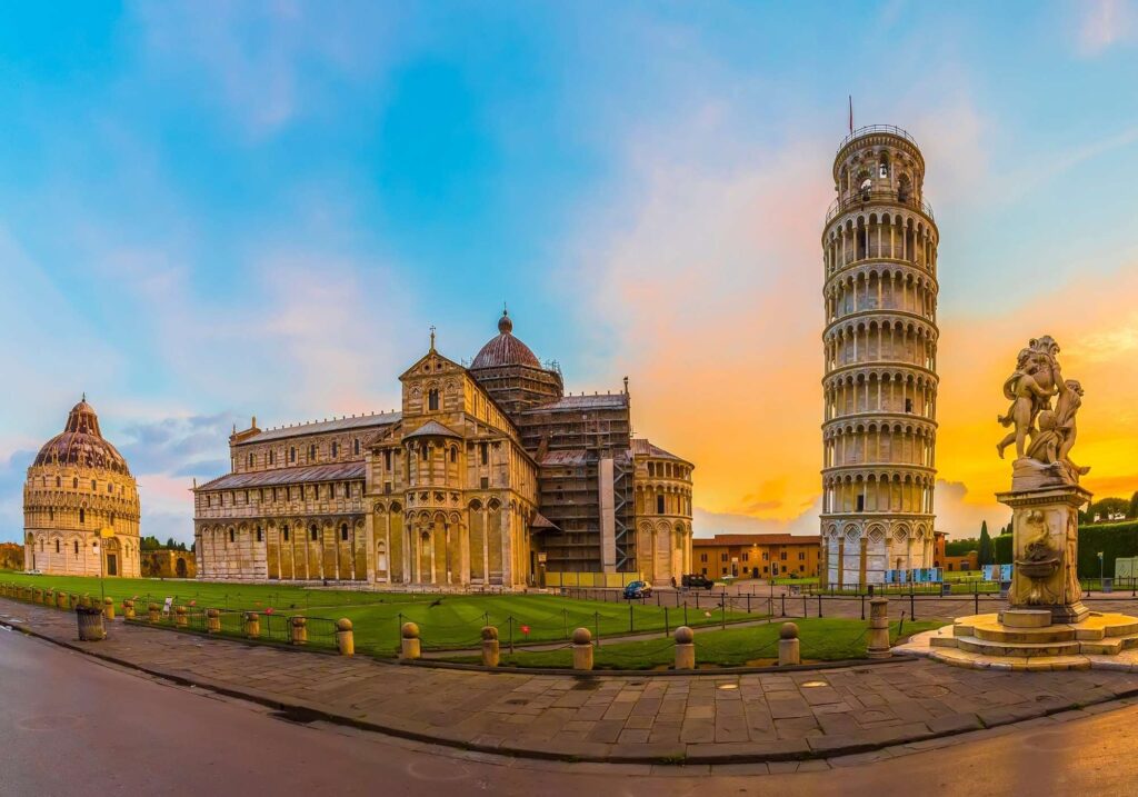 Pisa Cathedral with Leaning Tower of Pisa 1